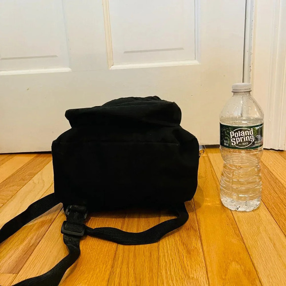 Jansport Mini Half Pint Black Zip Backpack Limited Edition